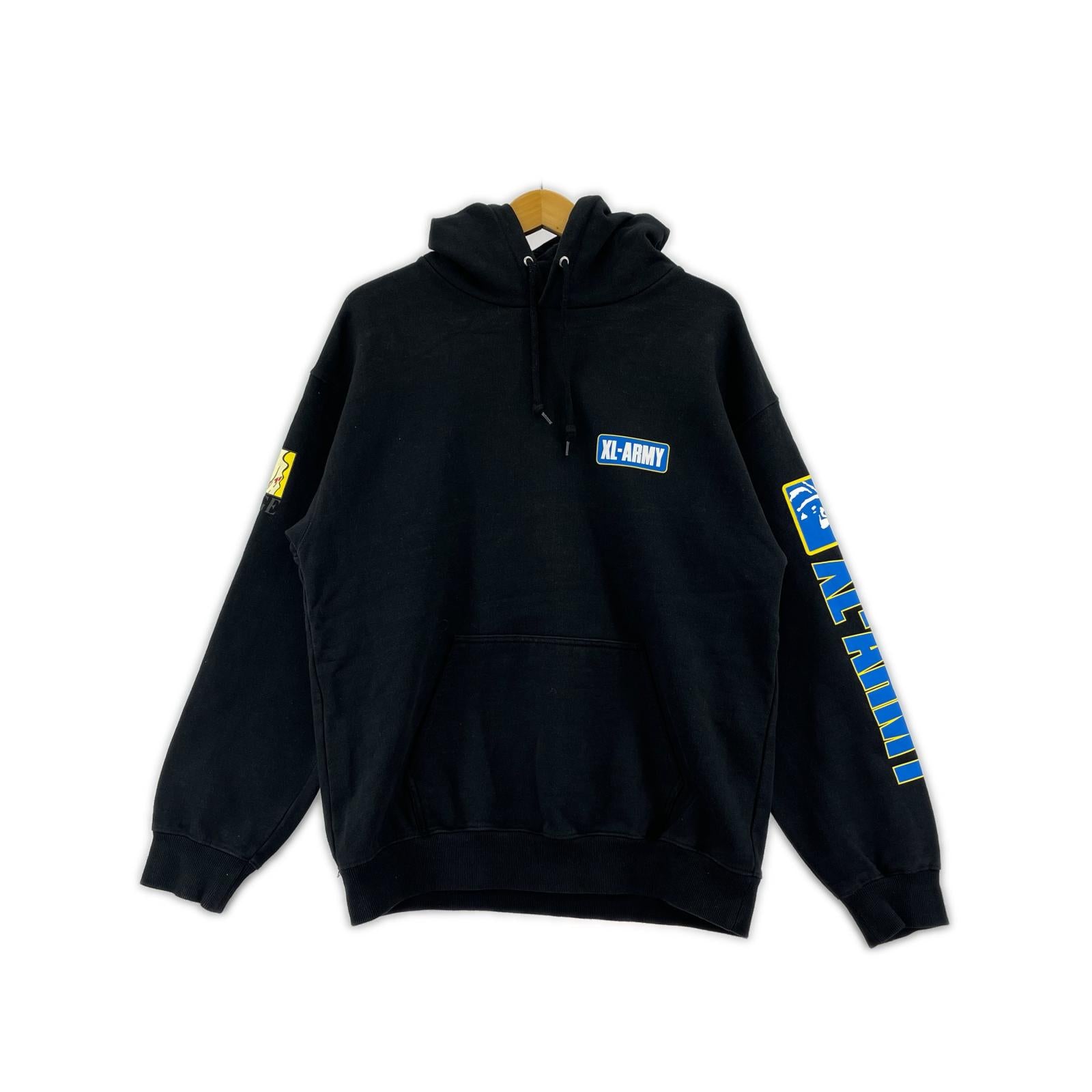 パーカー ARMY HOODED SWEAT M ブラック