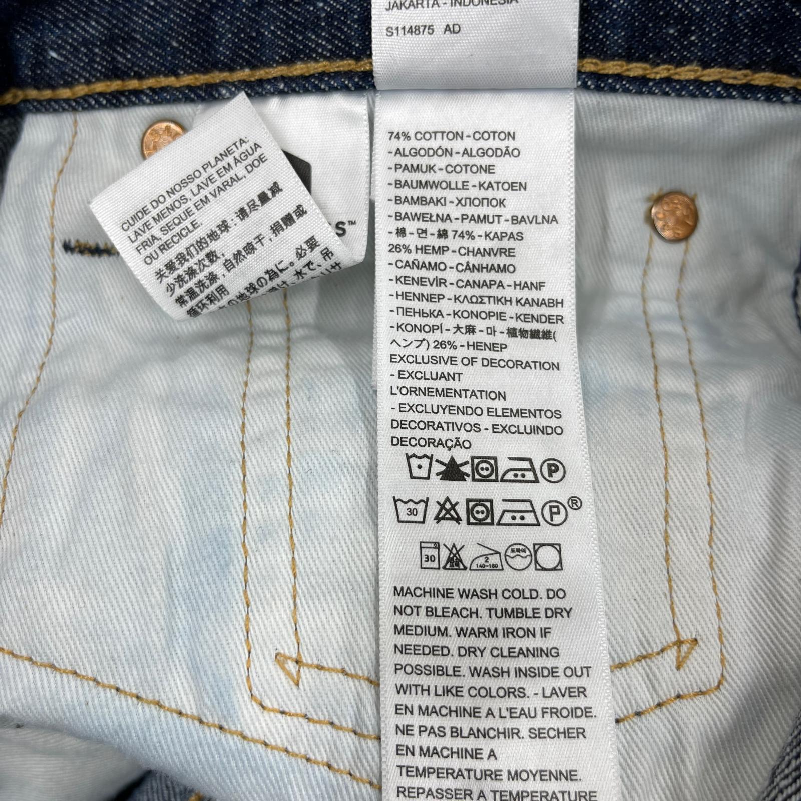 デニムパンツ 501 LEVI’S ORIGINAL SCANTRON SELVEDGE ブルー
