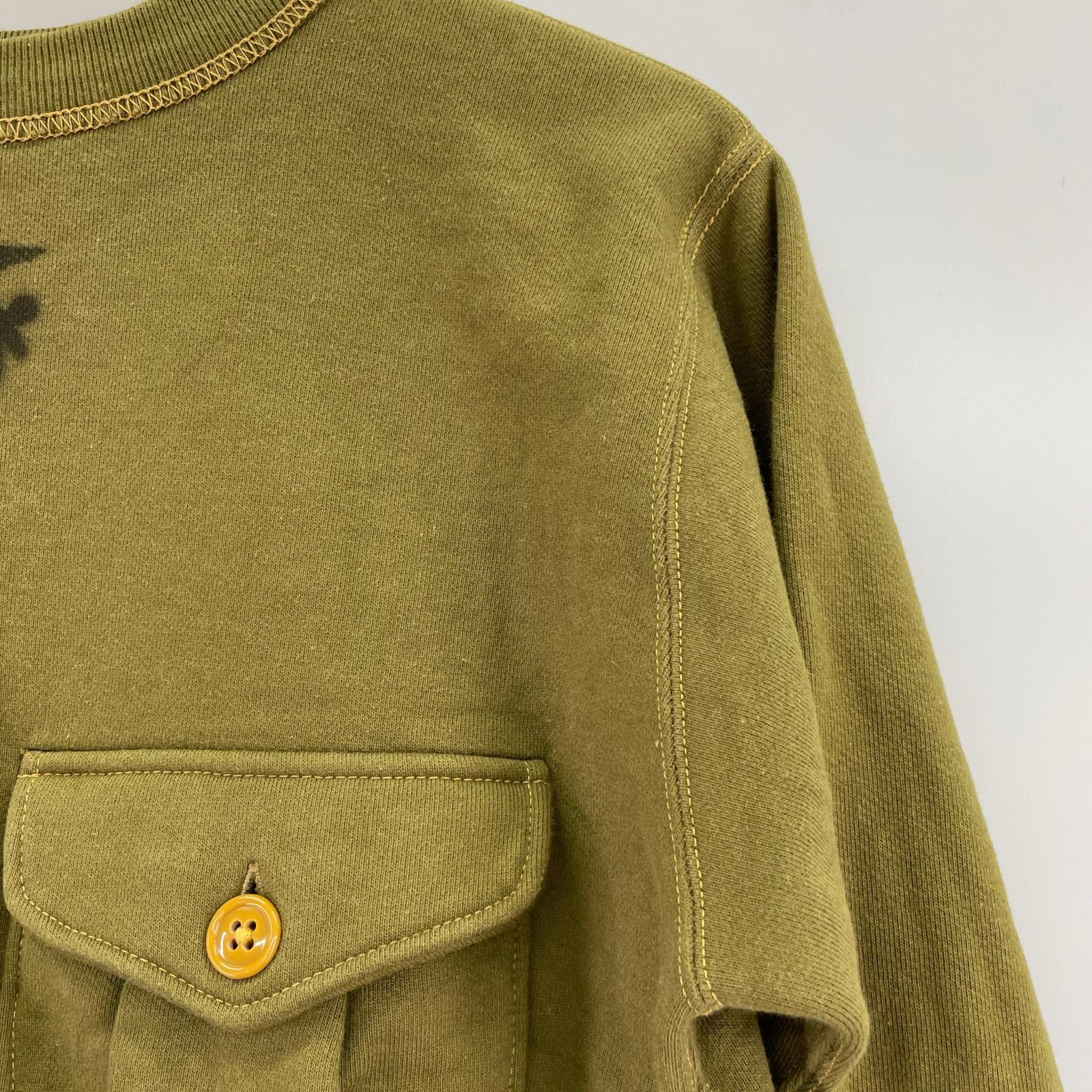 スウェット U.S.M.C. DEVIL DOG カーキ 36 カーキ