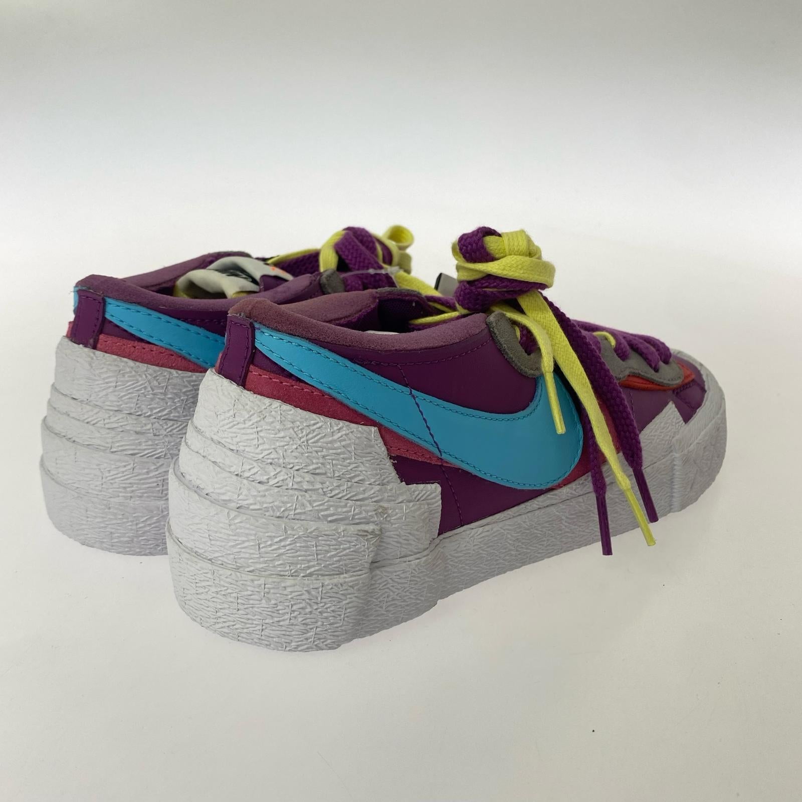 スニーカー ×sacai BLAZER LOW KAWS 25cm 25cm (US7 UK6 1/2 EU40) パープル