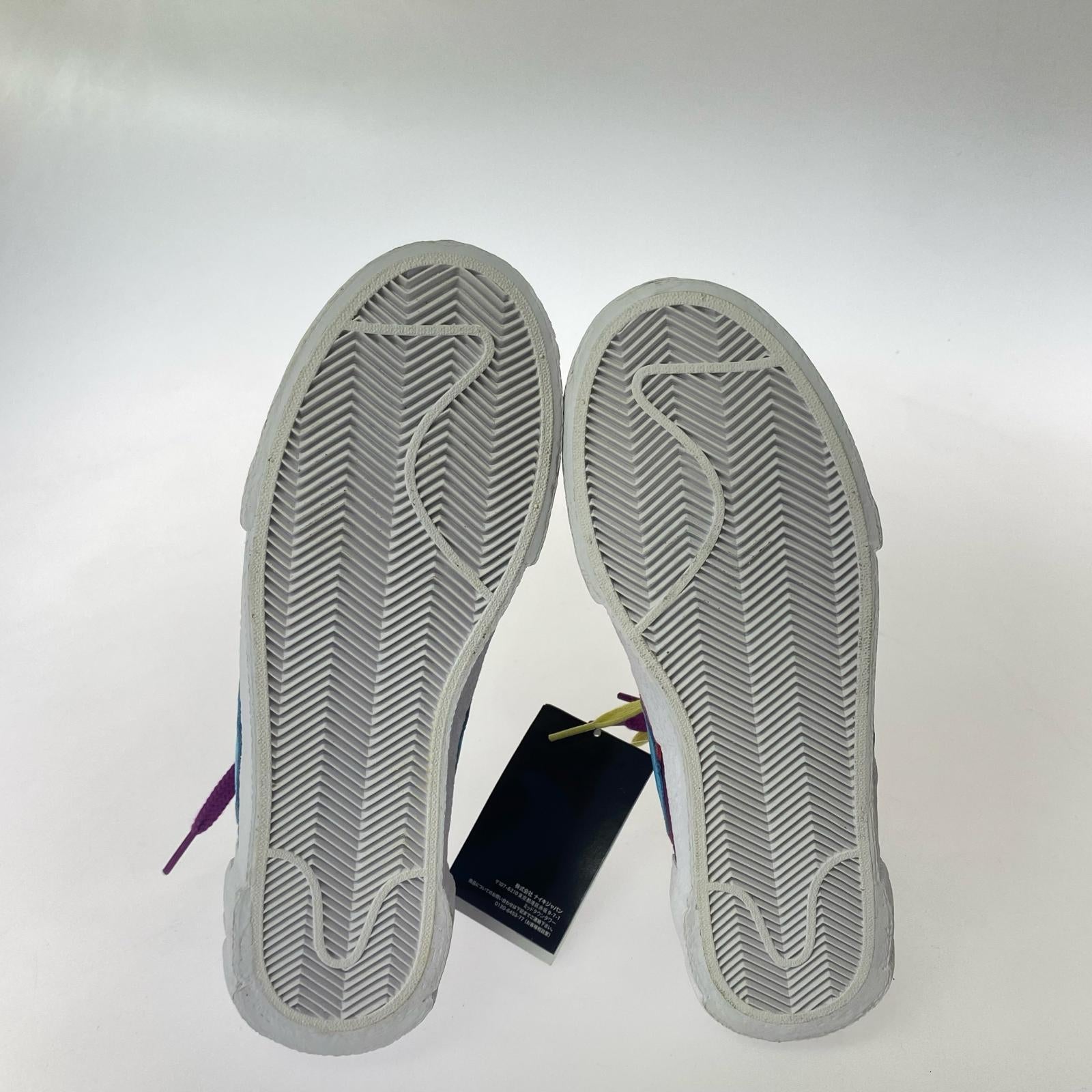 スニーカー ×sacai BLAZER LOW KAWS 25cm 25cm (US7 UK6 1/2 EU40) パープル