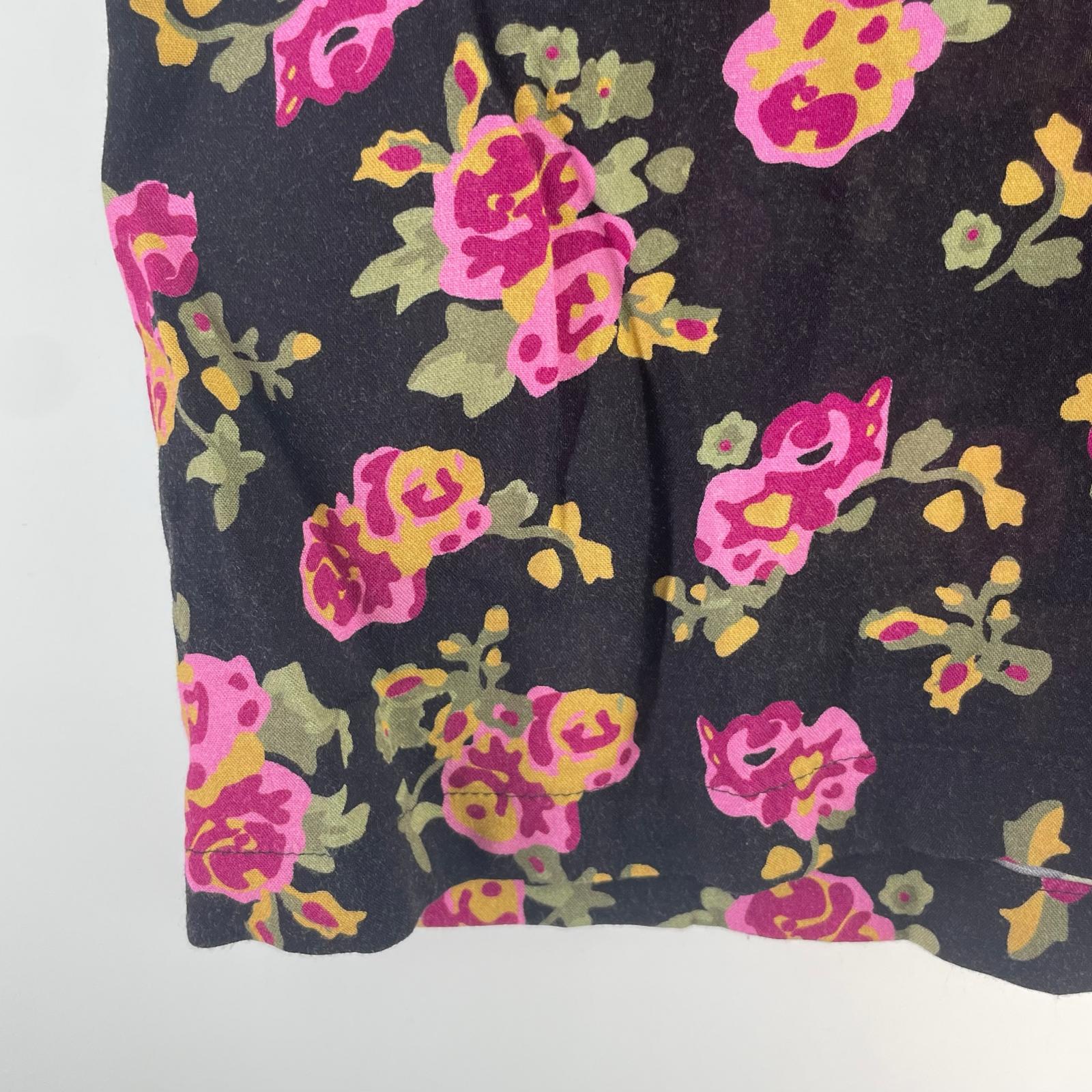 半袖シャツ Supreme Floral Rayon S/S Shirt L 黒 L