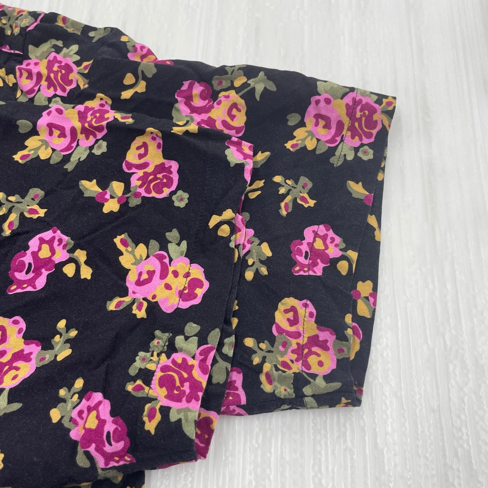 半袖シャツ Supreme Floral Rayon S/S Shirt L 黒 L