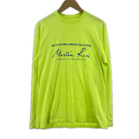長袖Tシャツ CLASSIC LOGO 90-91 M イエロー
