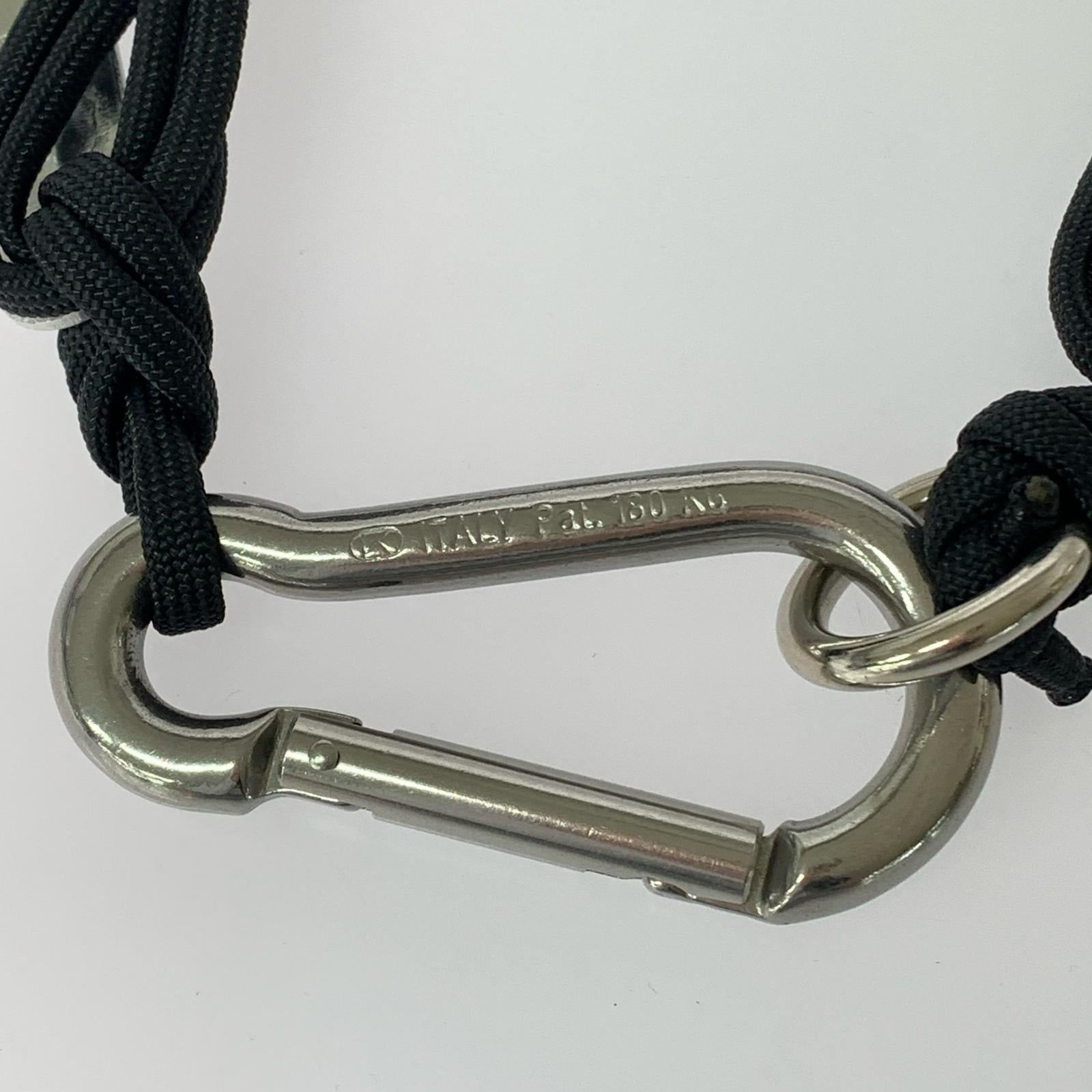 その他アクセサリー nulabel NATURAL DYED NYLONROPE CARABINER ブラック
