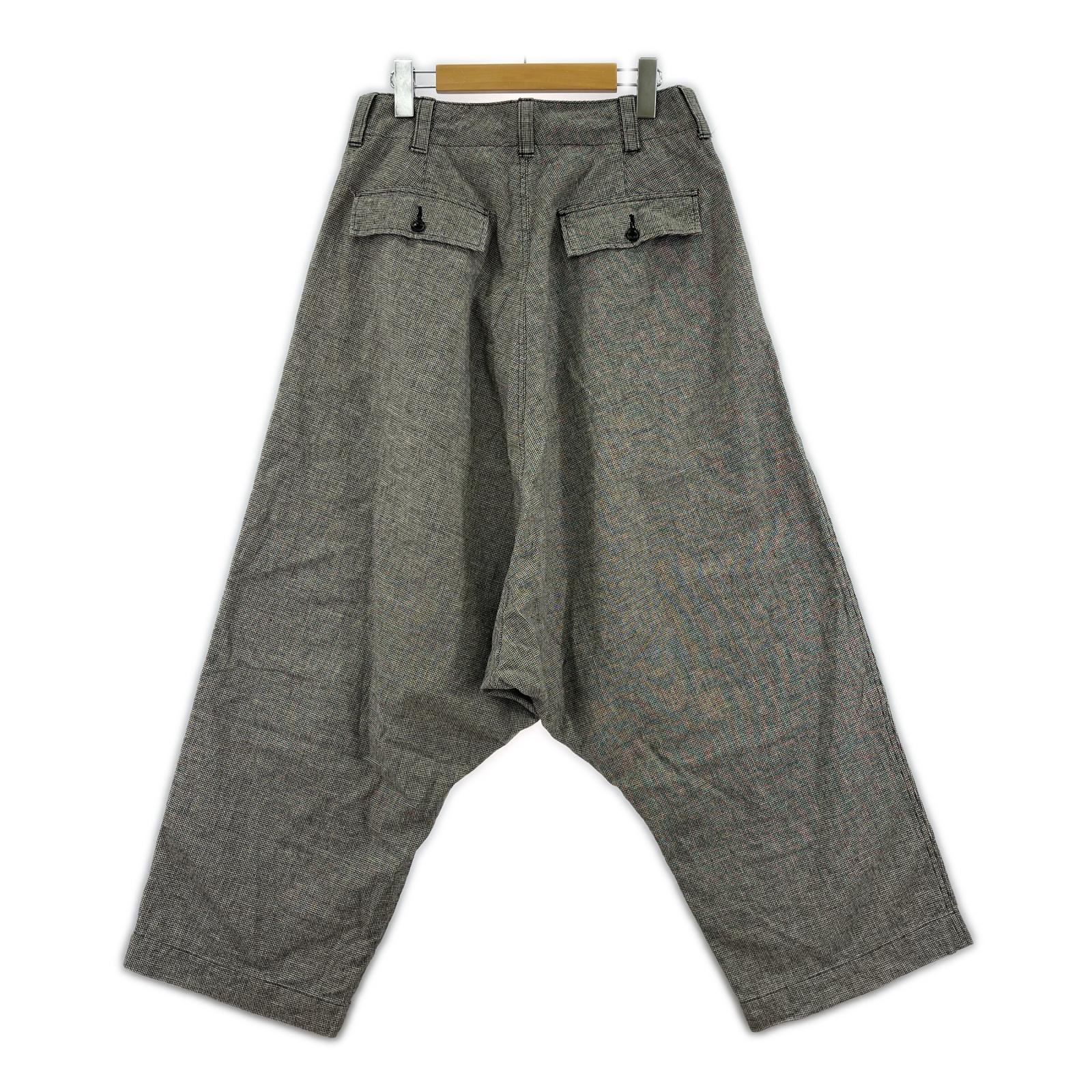 パンツ pour homme 10SS ギンガム サルエル (2) 2 グレー