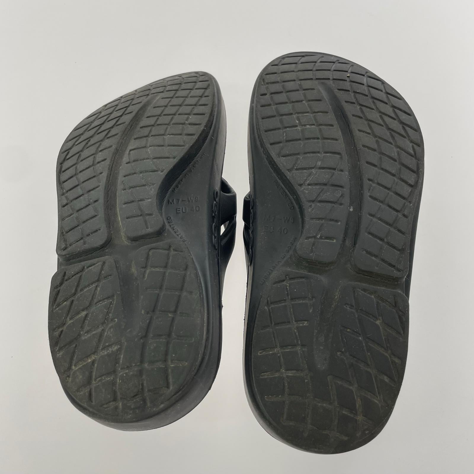 サンダル トングサンダル BLK (M7) 25cm (US7 UK6 1/2 EU40) ブラック
