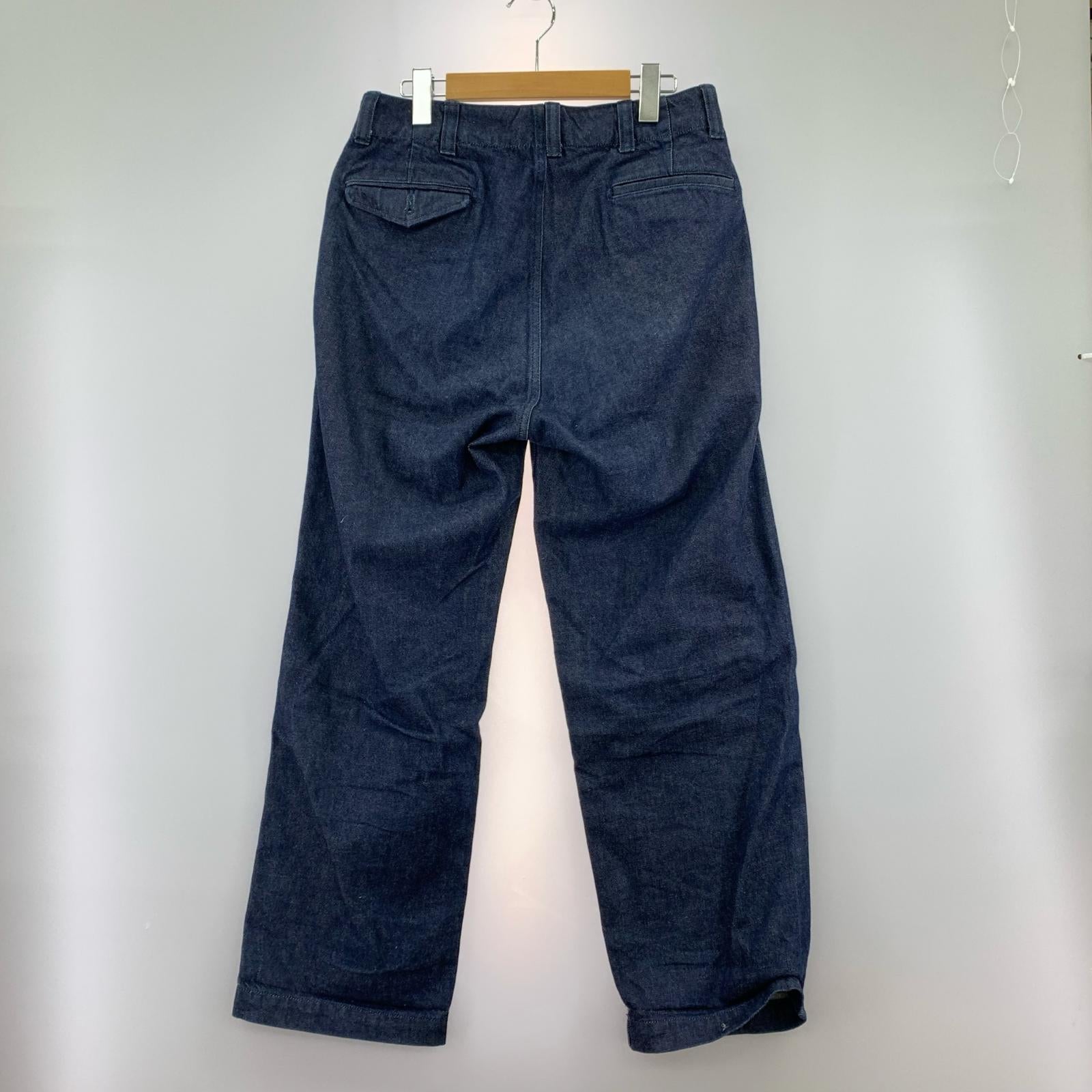 デニムパンツ ワイド IDG XS ブルー