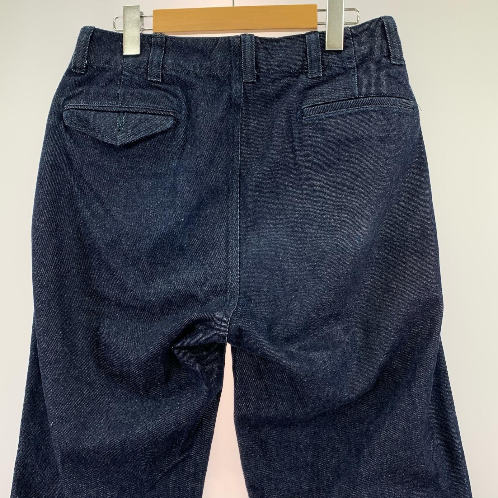デニムパンツ ワイド IDG XS ブルー