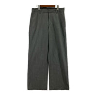 パンツ UNFOLLOW Wool poly loose Work Pants グレー 3 グレー