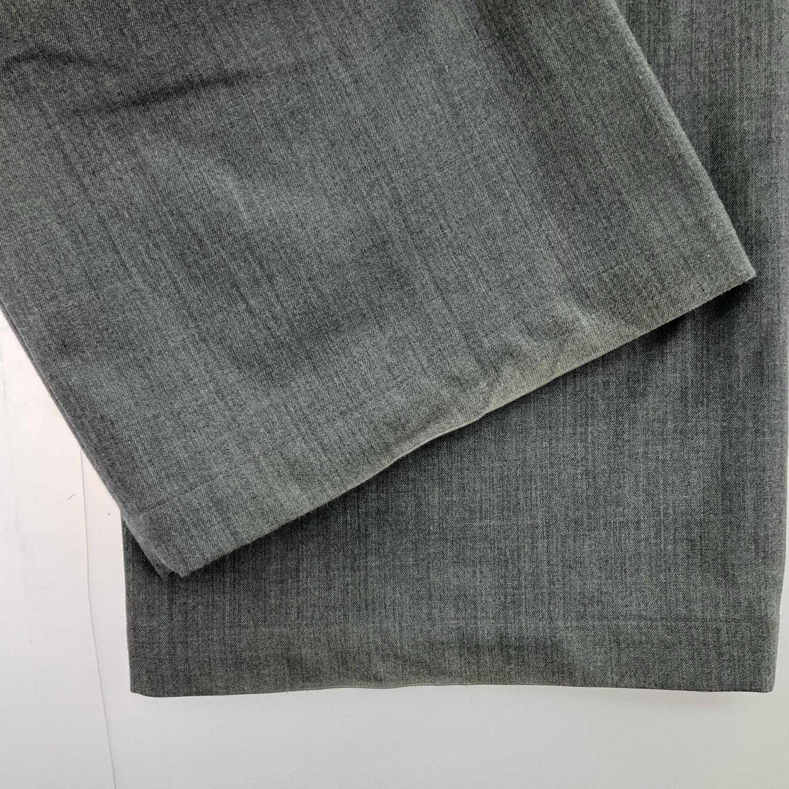 パンツ UNFOLLOW Wool poly loose Work Pants グレー 3 グレー