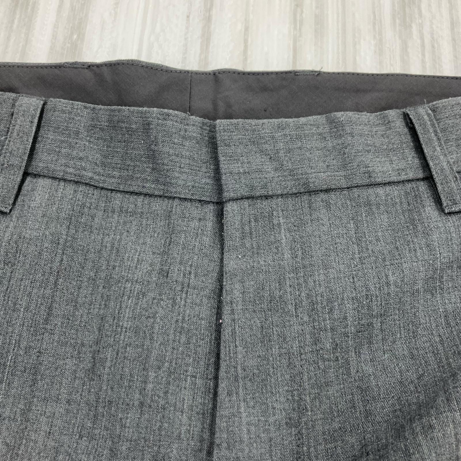 パンツ UNFOLLOW Wool poly loose Work Pants グレー 3 グレー
