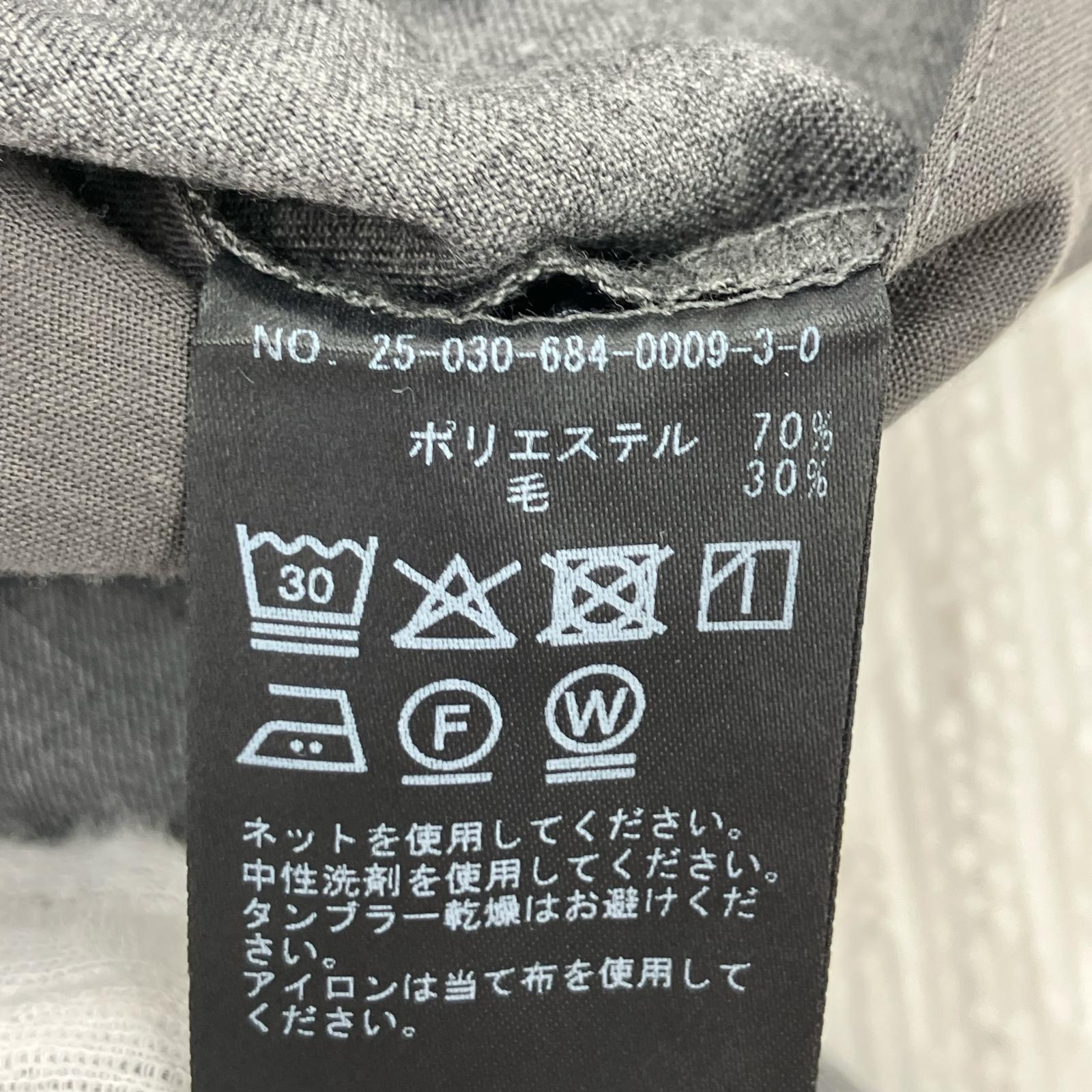 パンツ UNFOLLOW Wool poly loose Work Pants グレー 3 グレー