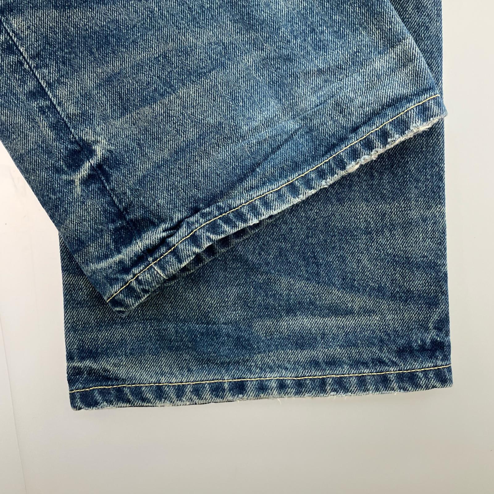デニムパンツ BARE KNUCKLES Arthur Straight Leg Jeans 30 ブルー