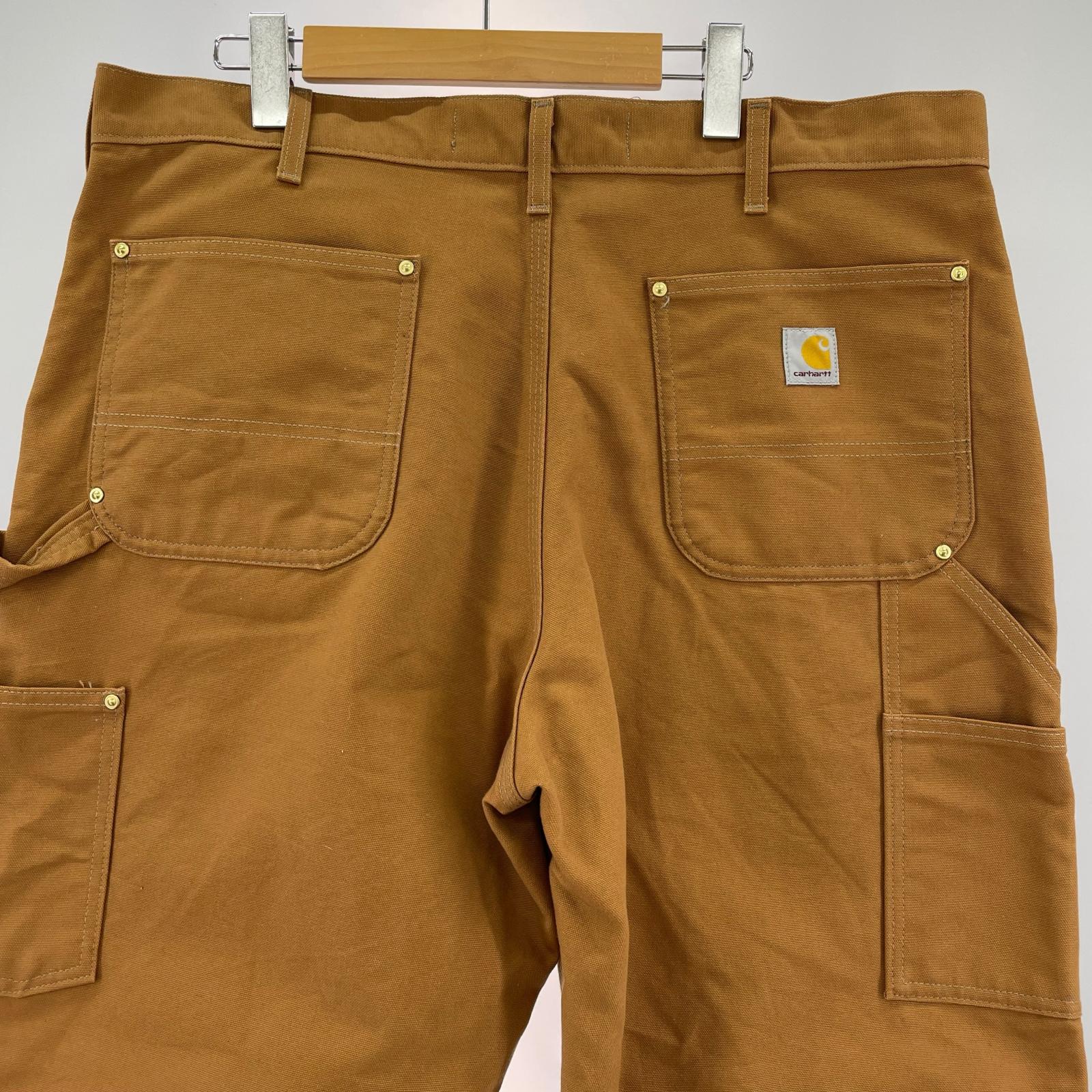 パンツ USA製 ダブルニーダックペインターパンツ W38 キャメル ブラウン