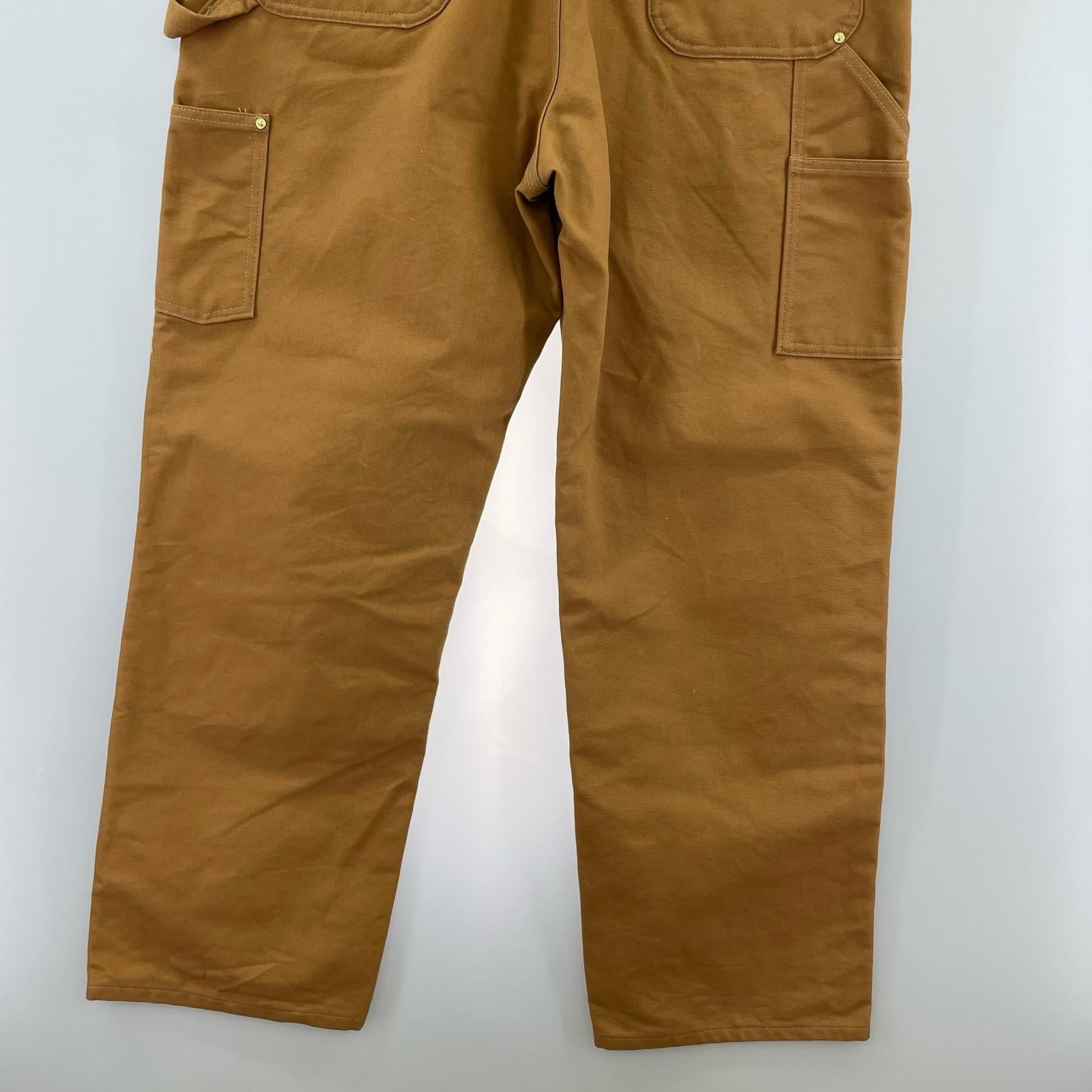 パンツ USA製 ダブルニーダックペインターパンツ W38 キャメル ブラウン