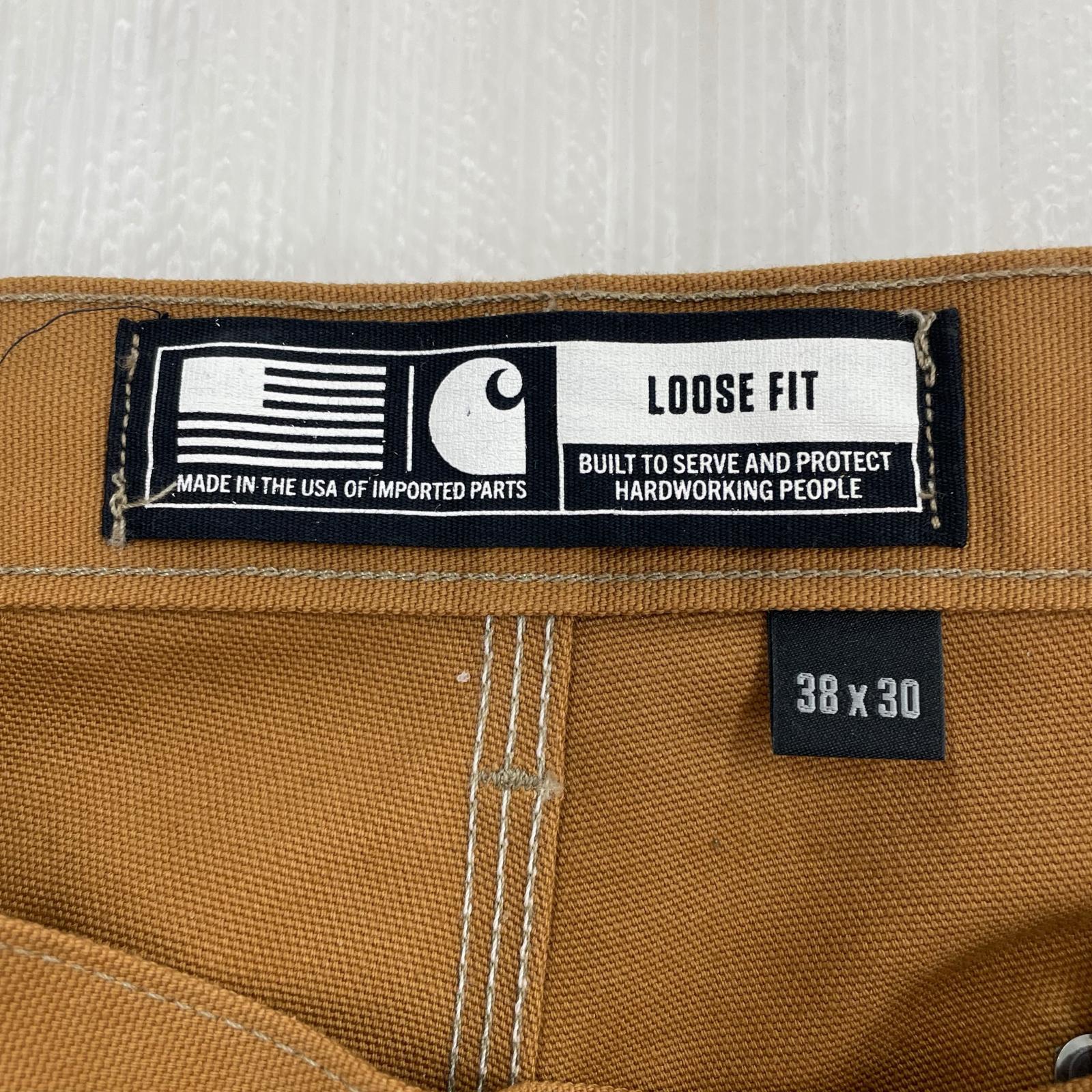 パンツ USA製 ダブルニーダックペインターパンツ W38 キャメル ブラウン