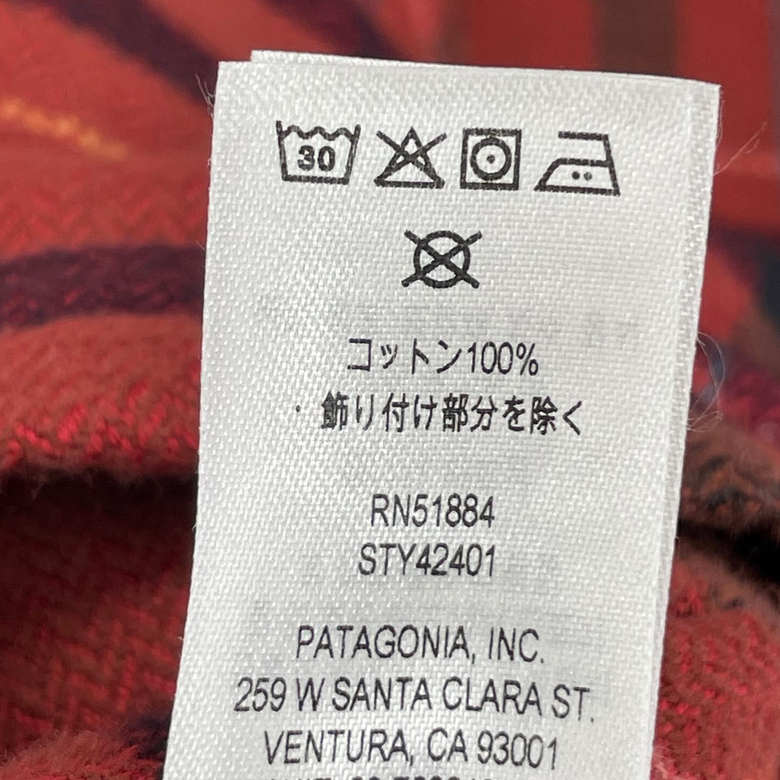 長袖シャツ ネルシャツ レッド S S レッド