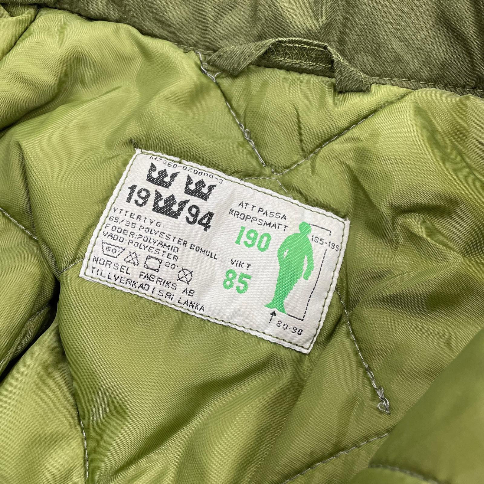 ミリタリージャケット 90s スウェーデン軍 M90 グリーン