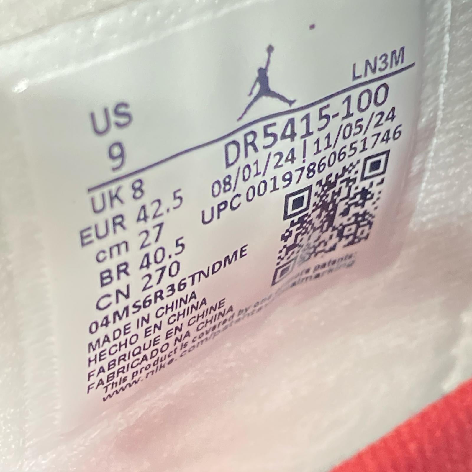 スニーカー Air Jordan 4 Retro SP Summit White/Navy 27cm (US9 UK8 1/2 EU44) ホワイト