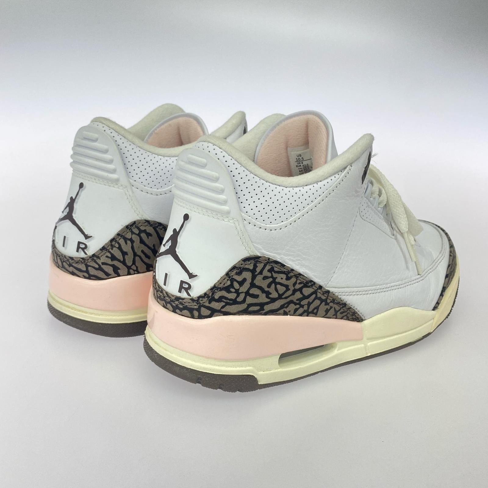 スニーカー Women's Air Jordan 3 Dark Mocha 27.5cm (US9 1/2 UK9 EU45) ホワイト