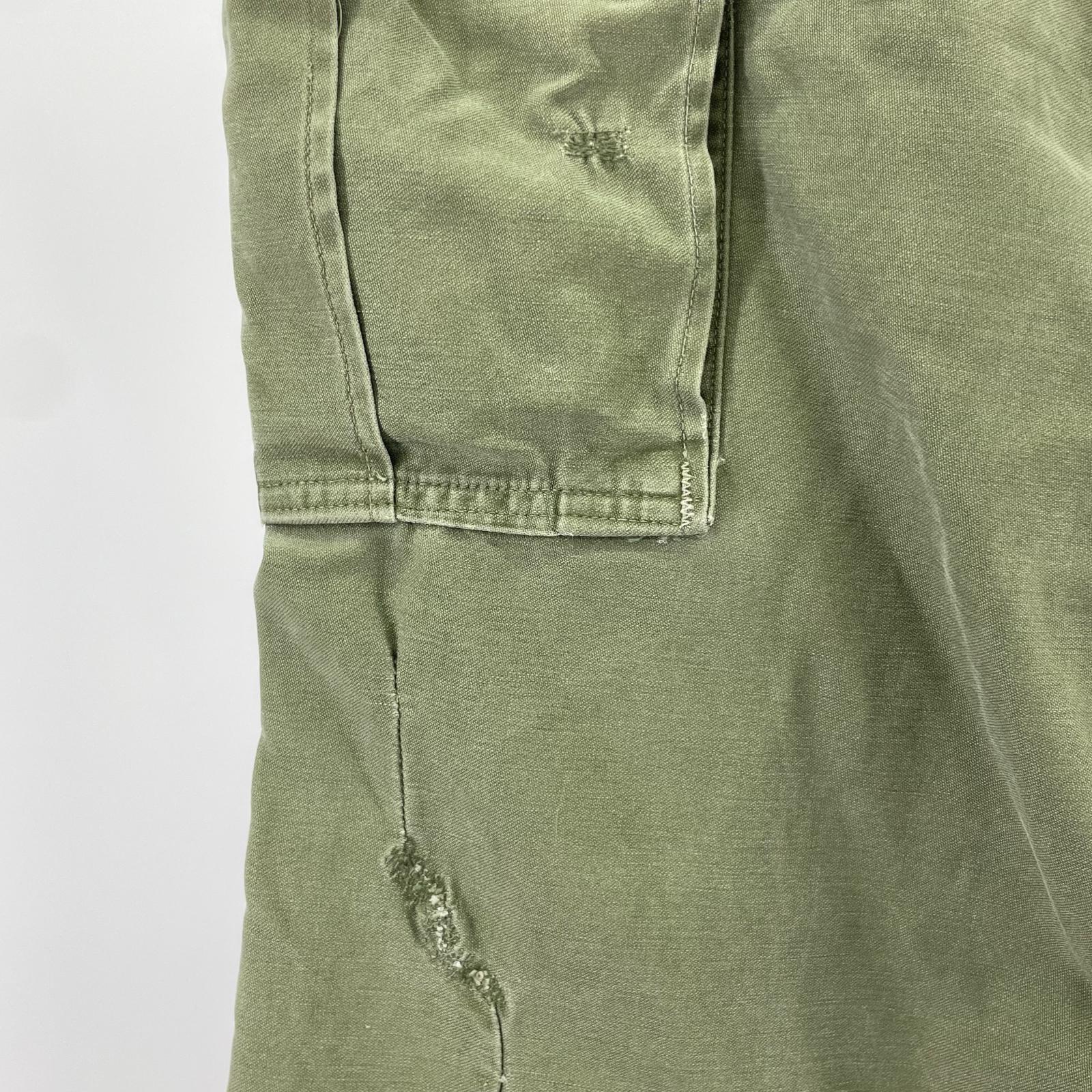 パンツ M-51 WALDES コの字ジップ Size:Medium カーキ