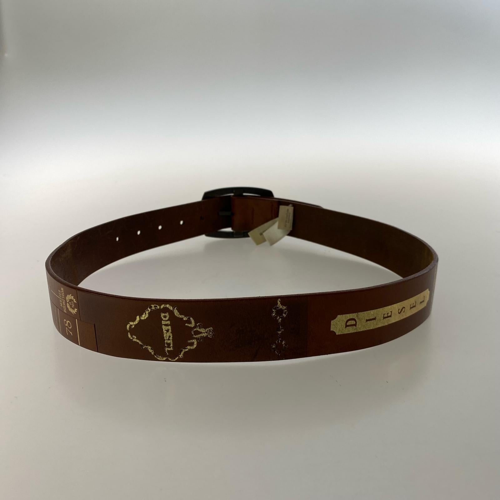 その他アクセサリー DIESEL ベルト ブラウン 90cm ブラウン