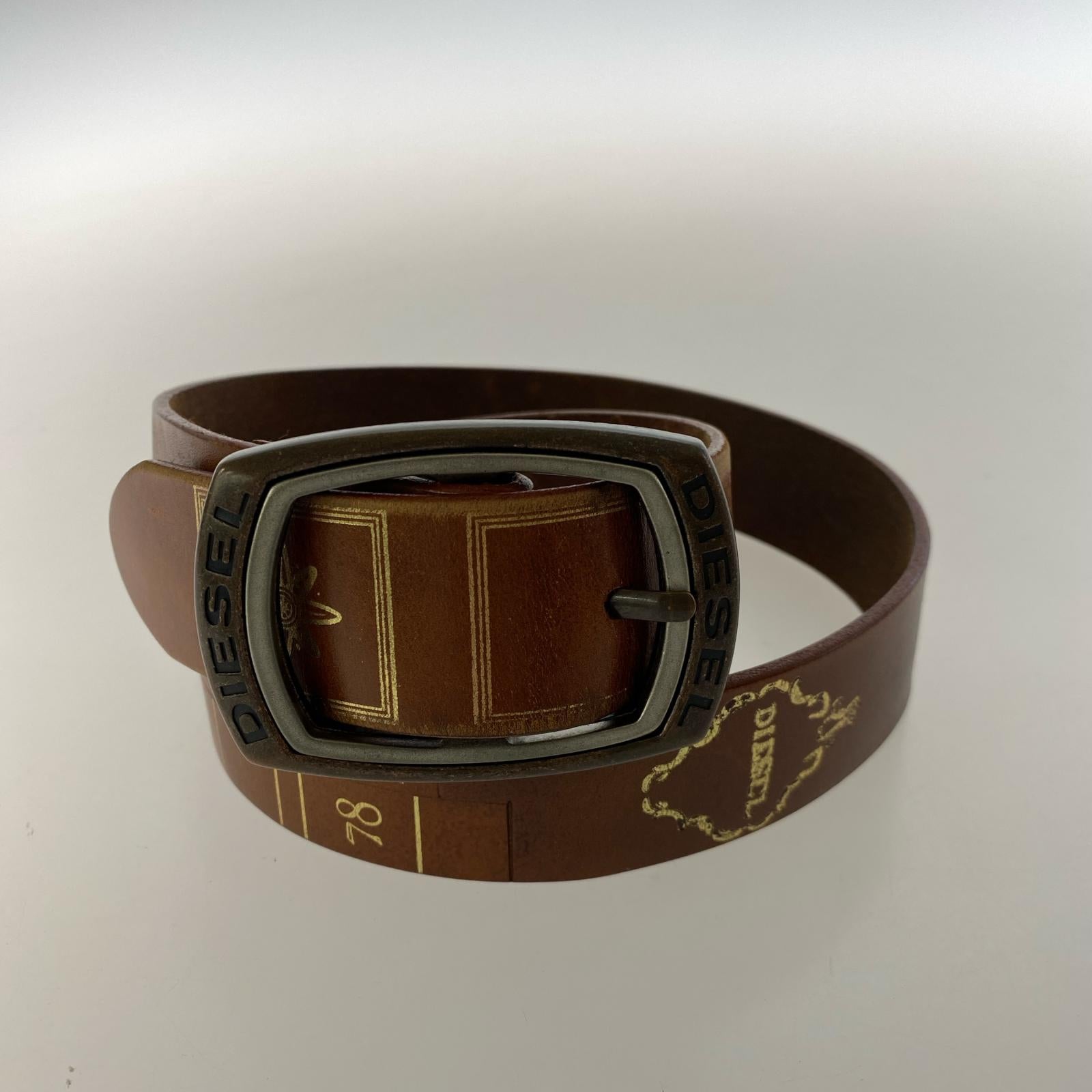 その他アクセサリー DIESEL ベルト ブラウン 90cm ブラウン