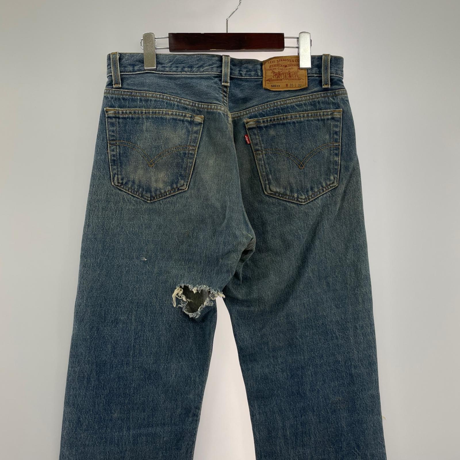 デニムパンツ 501XX 80~90S USA製 (35) 35 ブルー