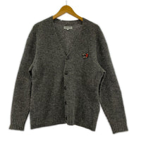 カーディガン STUDIO D’ARTISAN ウールカーディガン 茶 (M) M グレー
