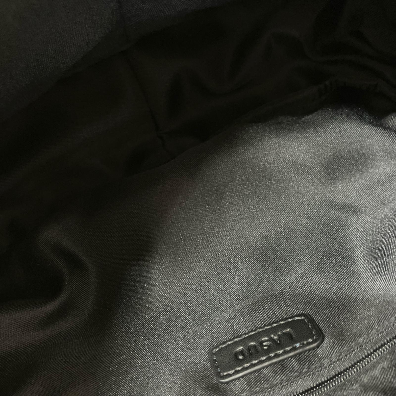 ショルダーバッグ LASUD ショルダーバッグ BLK ブラック