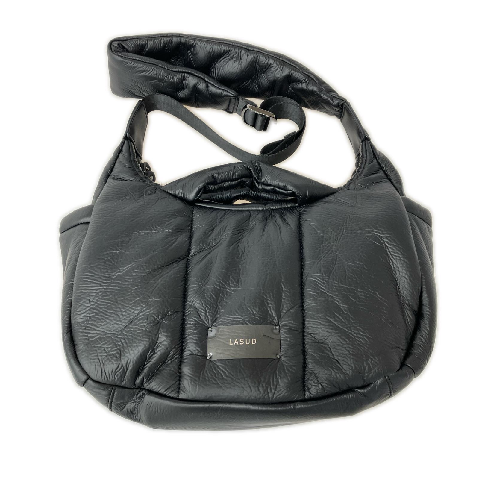 ショルダーバッグ LASUD ショルダーバッグ BLK ブラック