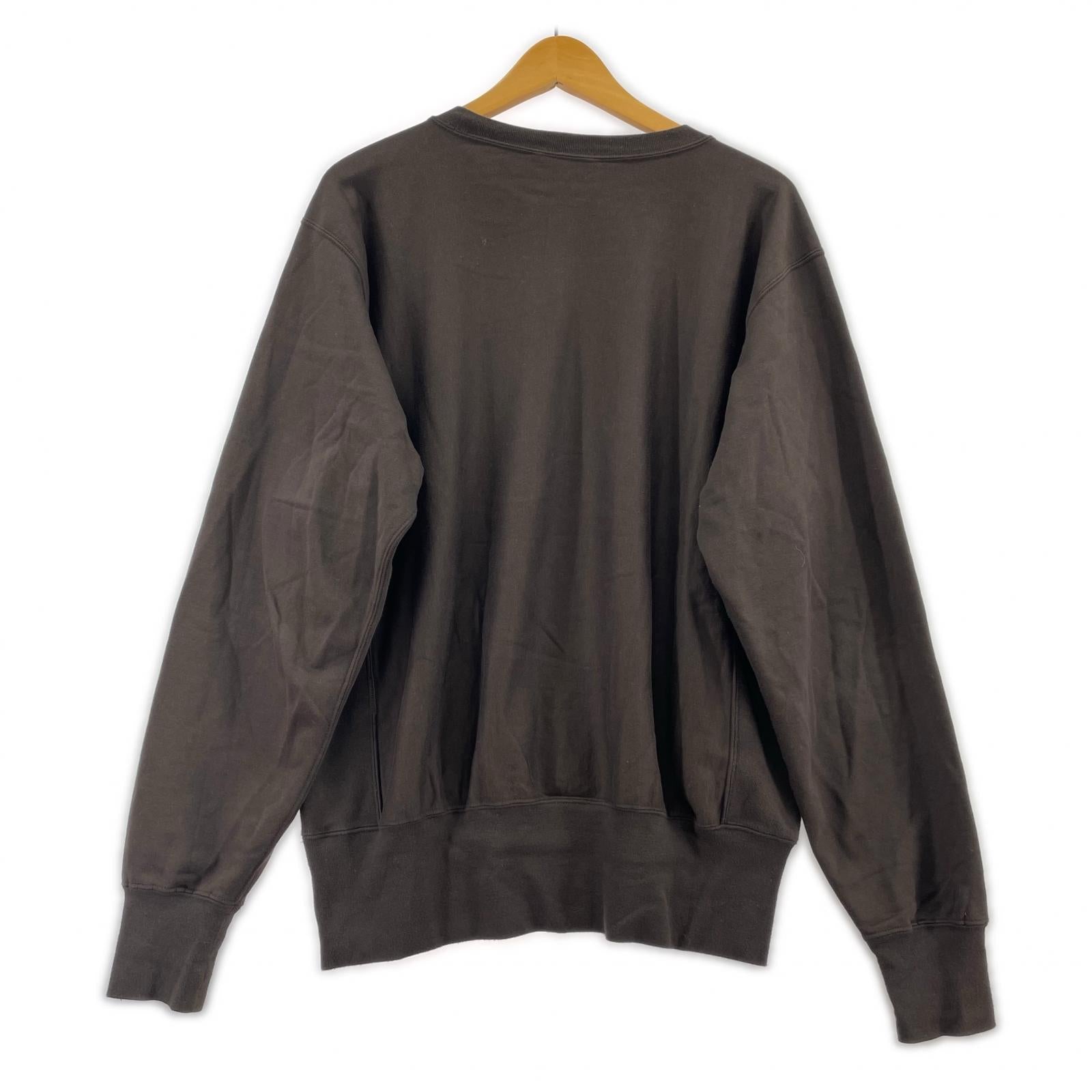 スウェット AURALEE ELASTIC HIGH GAUGE SWEAT P/O 3 3 ブラウン