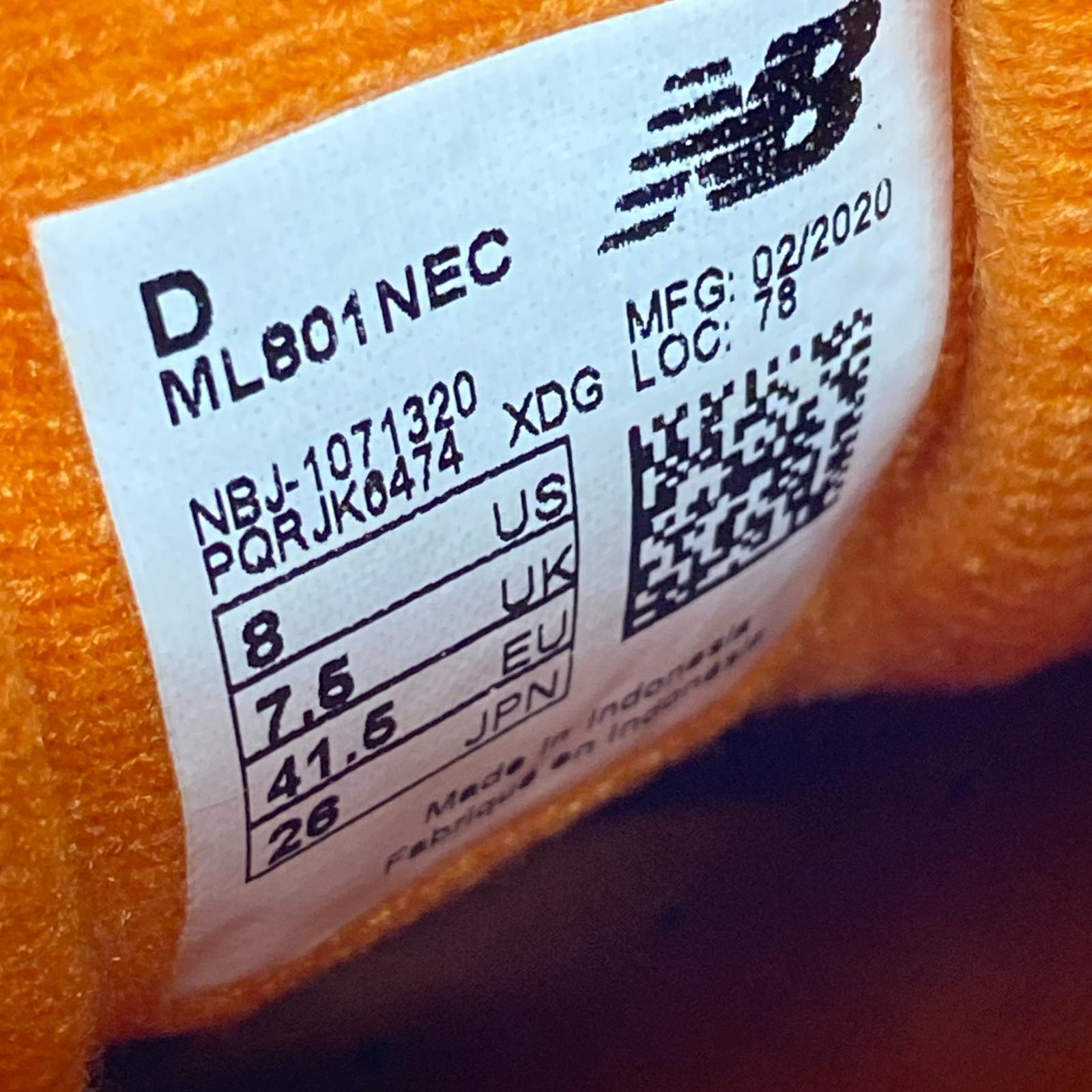 スニーカー ML801NEC 26.0cm ブラウン 26cm (US8 UK7 1/2 EU42)