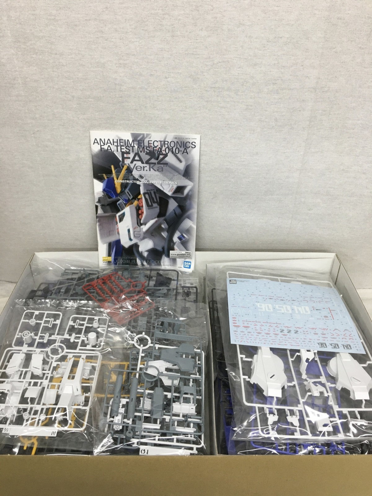MG 1/100 『ガンダム・センチネル』 FAZZ Ver.Ka ガンプラ