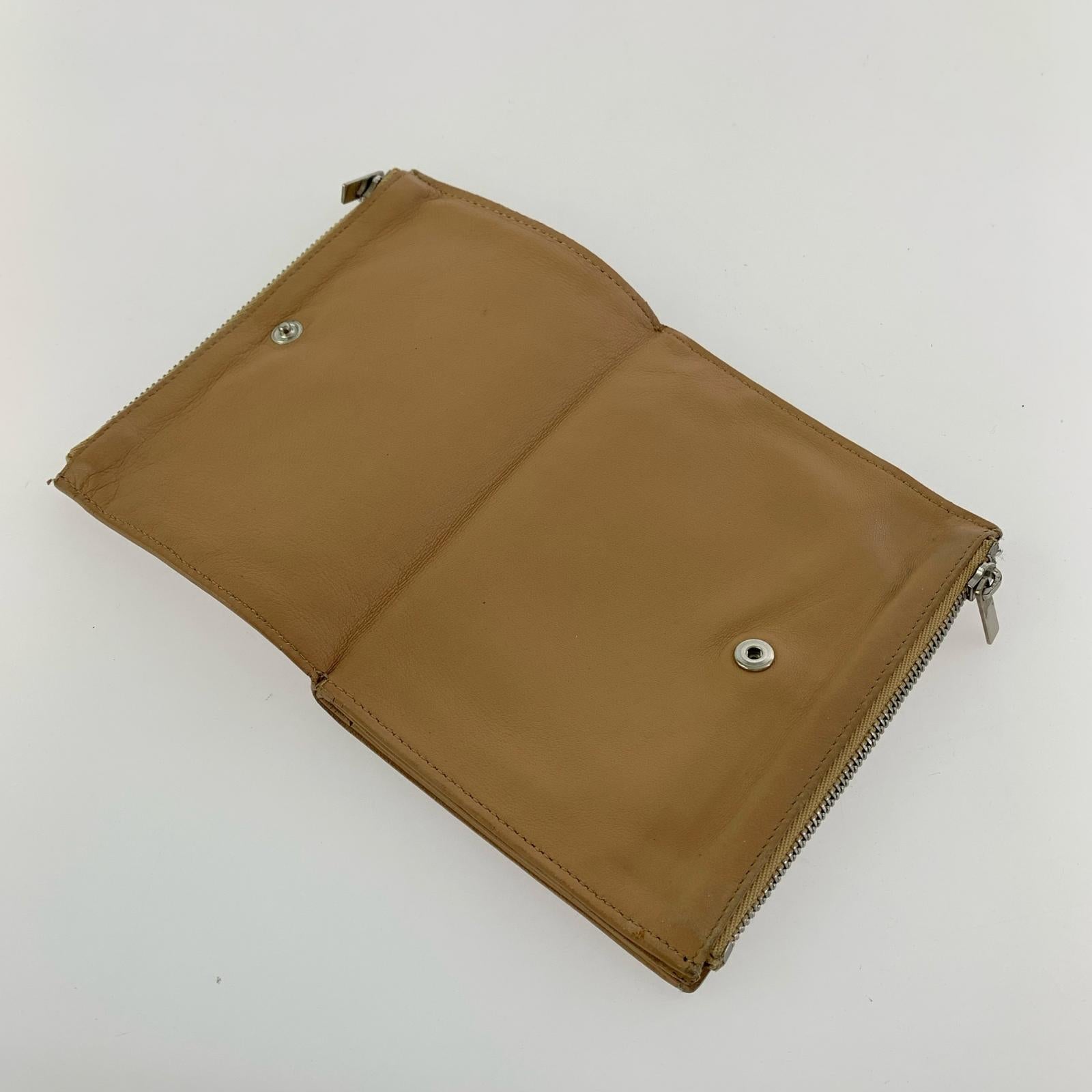 コンパクトウォレット 二つ折りコンパクトウォレット ベージュ ベージュ