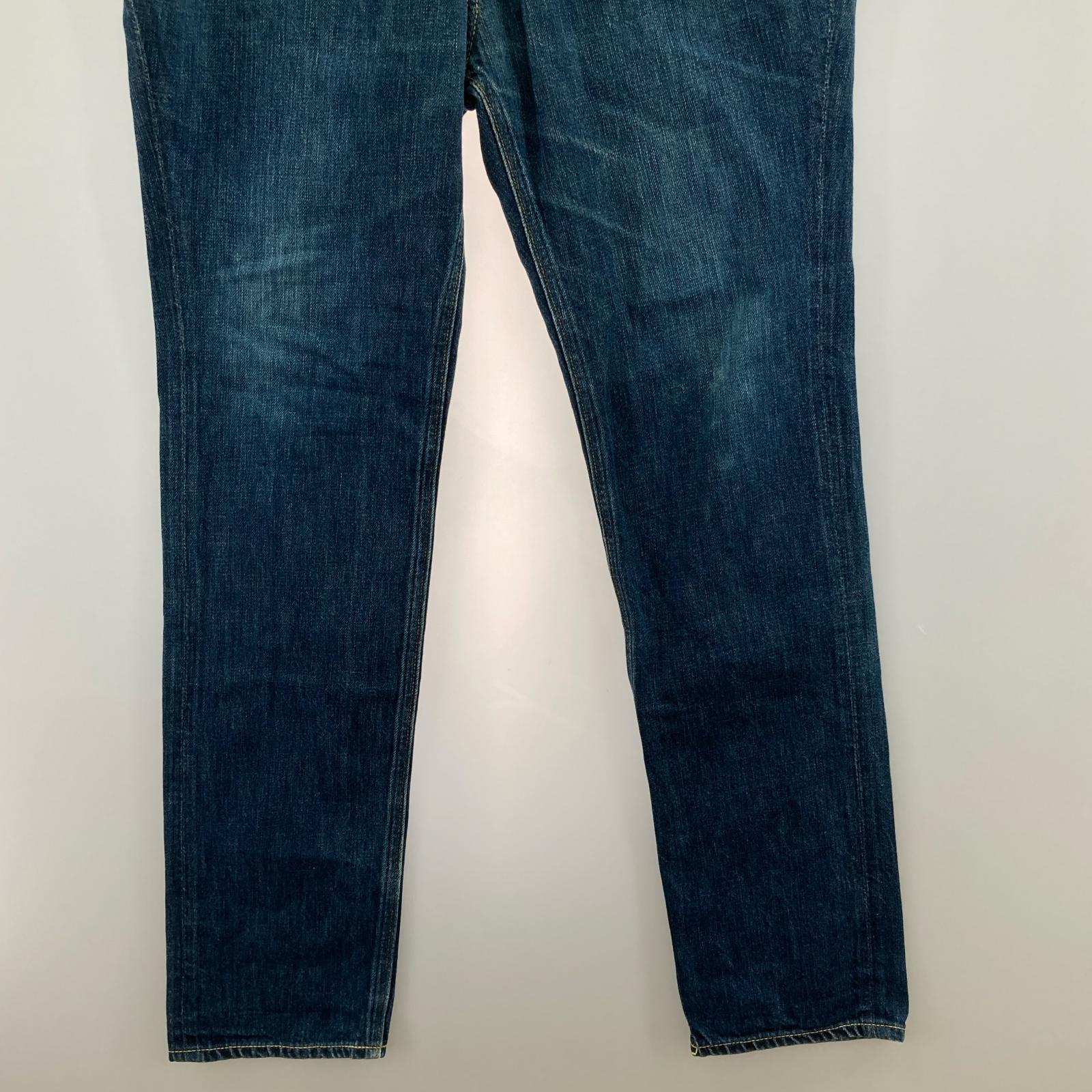 デニムパンツ 岡山御津工場産 W33 IDG ブルー