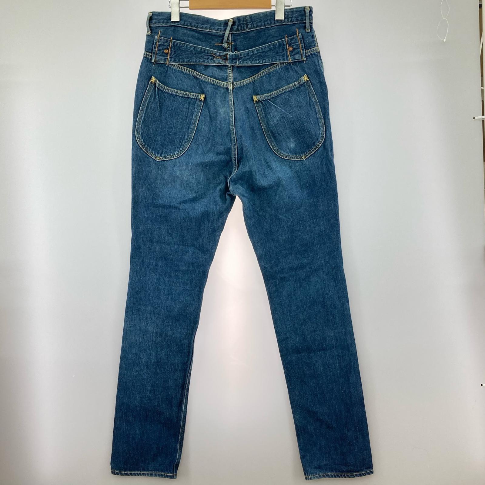 デニムパンツ 岡山御津工場産 W33 IDG ブルー