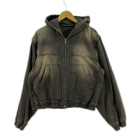 ジャケット 25SS 2WAY デニム フード ブルゾン グレー S S グレー
