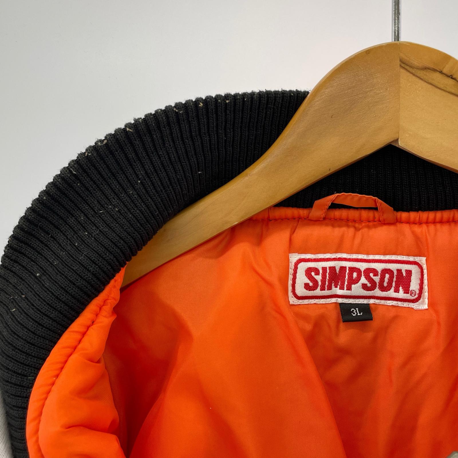 ジャケット SIMPSON フライトジャケット 3L