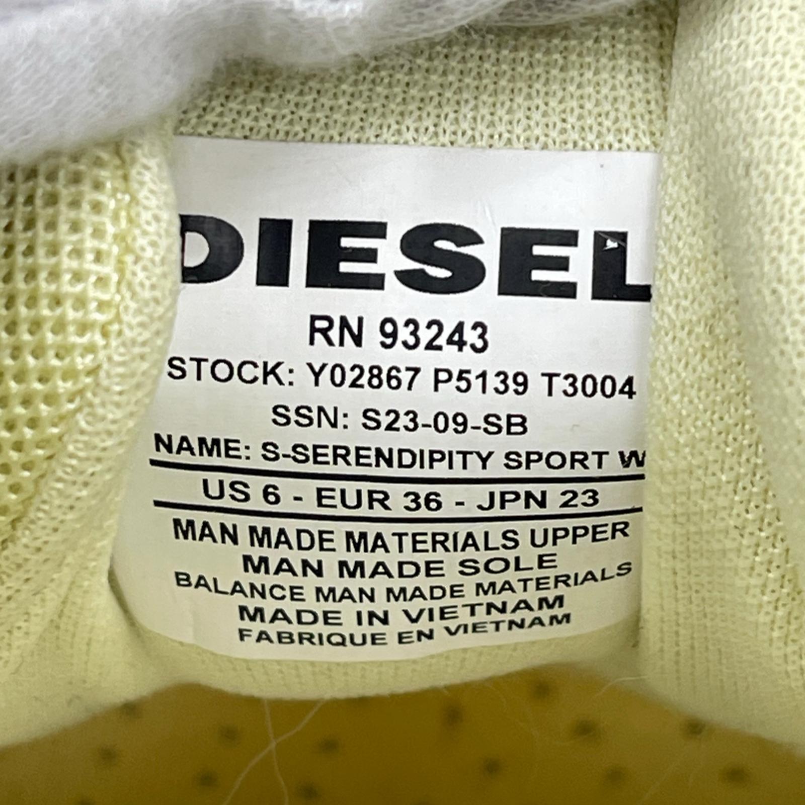 スニーカー DIESEL S-Serendipity Sport スニーカー 黄 (23) 23cm (US5 UK4 1/2 EU36) イエロー
