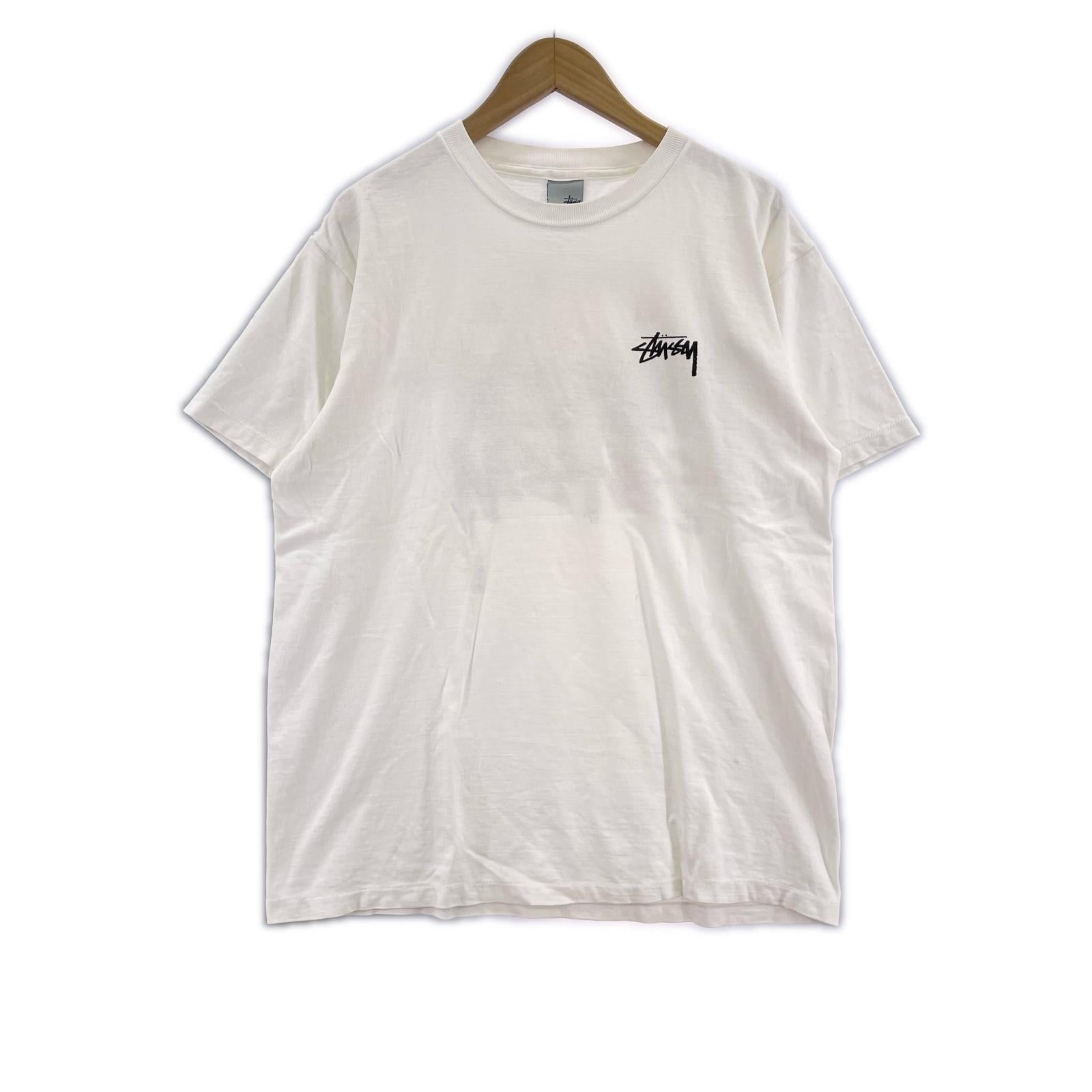 半袖Tシャツ 90s NYC限定 スカルトランプTee L L ホワイト