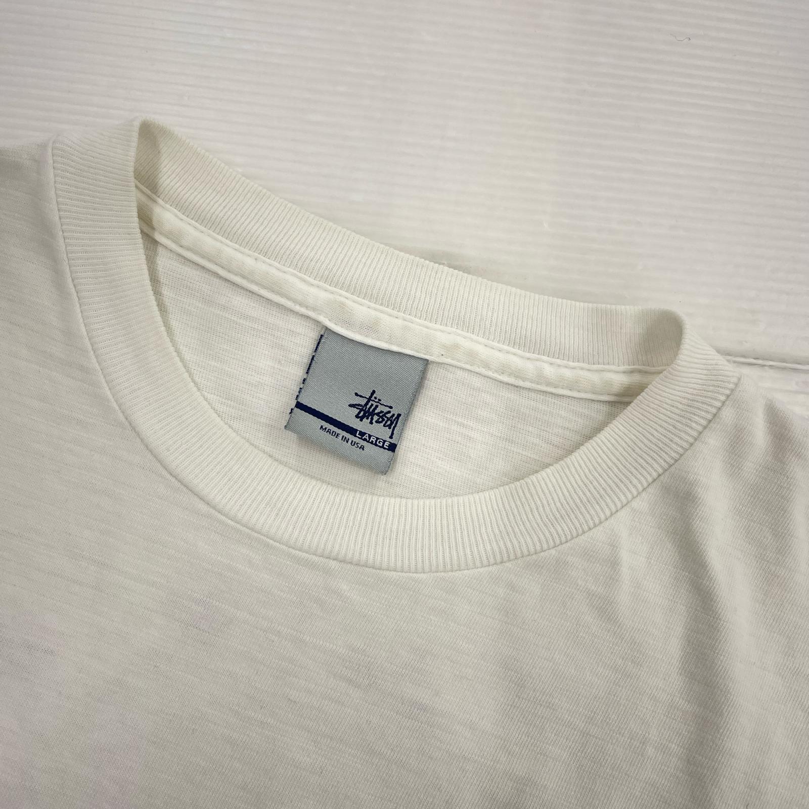 半袖Tシャツ 90s NYC限定 スカルトランプTee L L ホワイト
