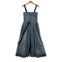 ワンピース RED VALENTINO レースドッキング デニムワンピース 40 40 ブルー