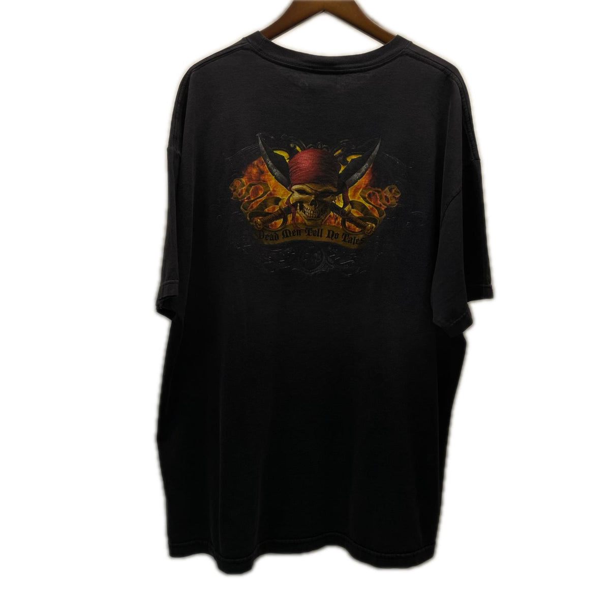 半袖Tシャツ Disney Pirates of Caribbean ムービーTシャツWalt Disney World2枚タグ 3L ブラック