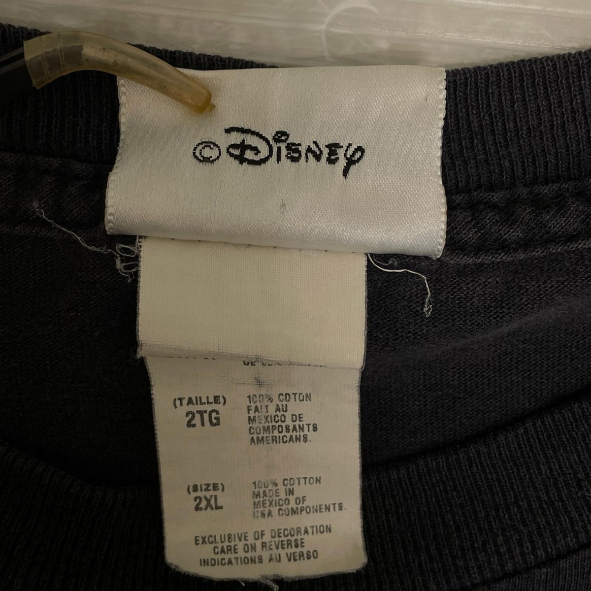 半袖Tシャツ Disney Pirates of Caribbean ムービーTシャツWalt Disney World2枚タグ 3L ブラック