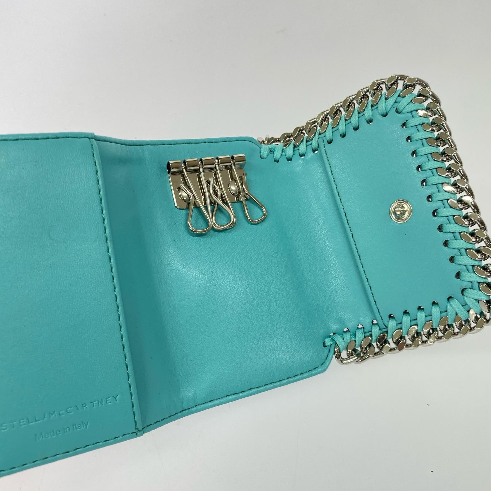 その他アクセサリー STELLA McCARTNEY ファラベラ 3連キーケース ターコイズ