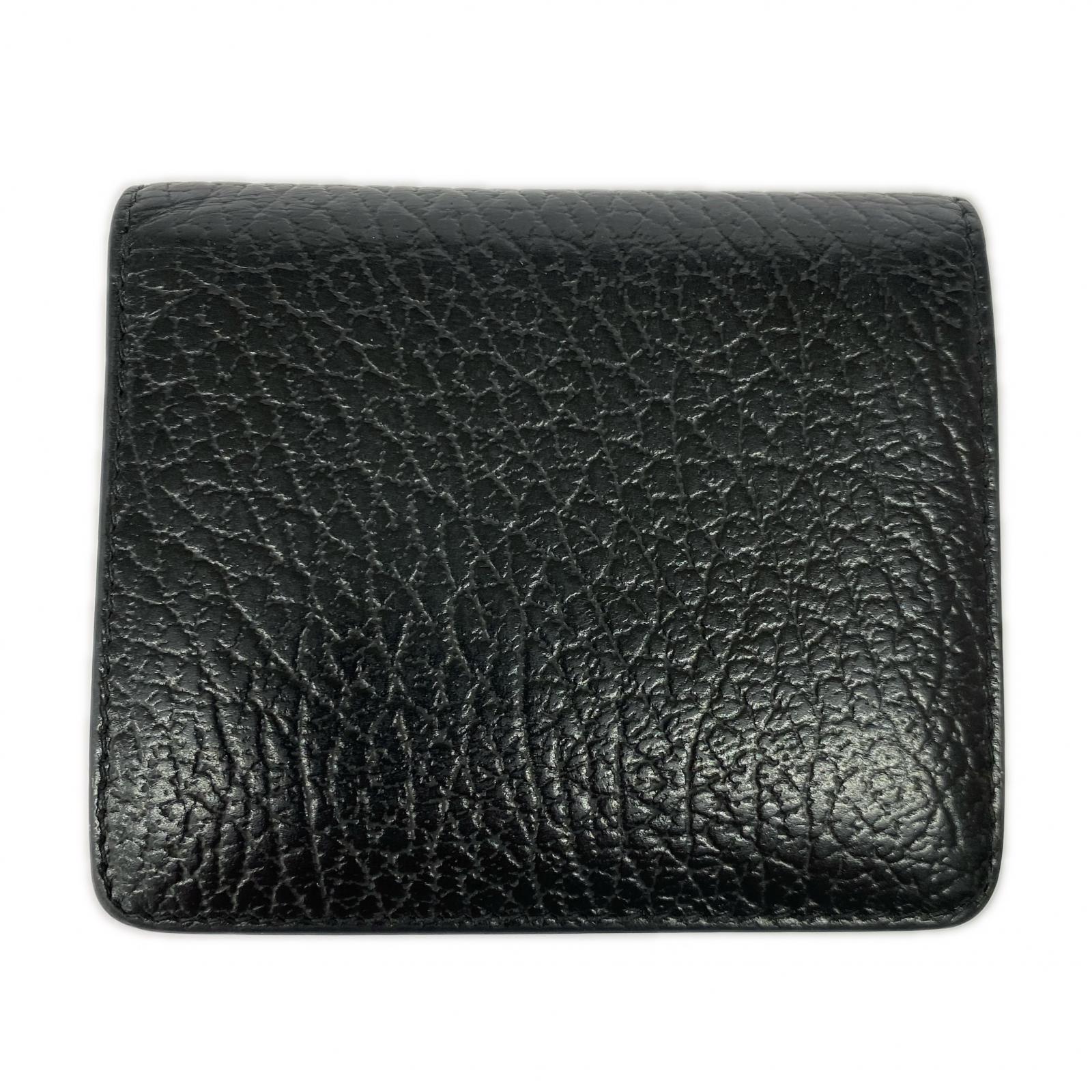 コンパクトウォレット MAISON MARGIELA コンパクトウォレット ブラック
