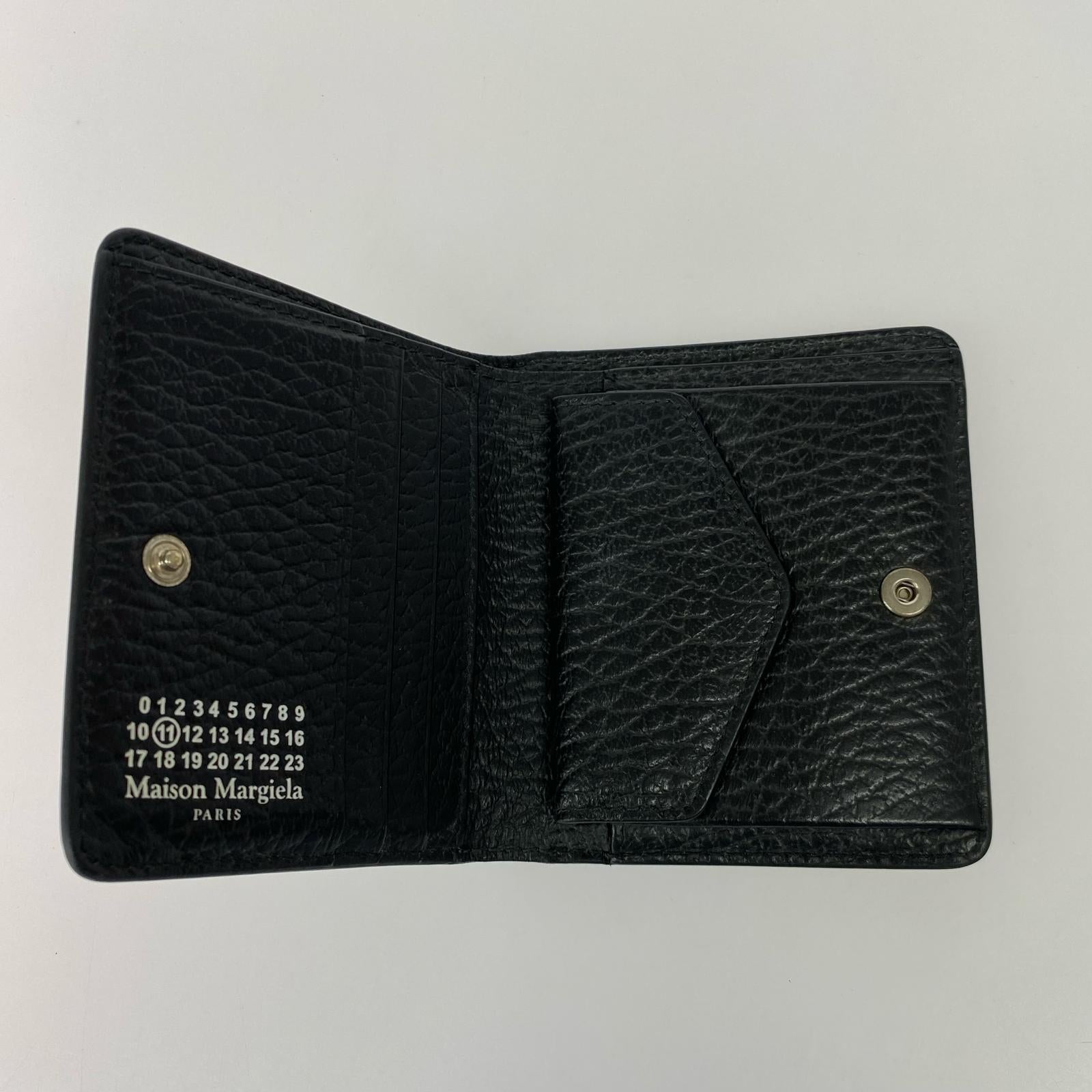 コンパクトウォレット MAISON MARGIELA コンパクトウォレット ブラック
