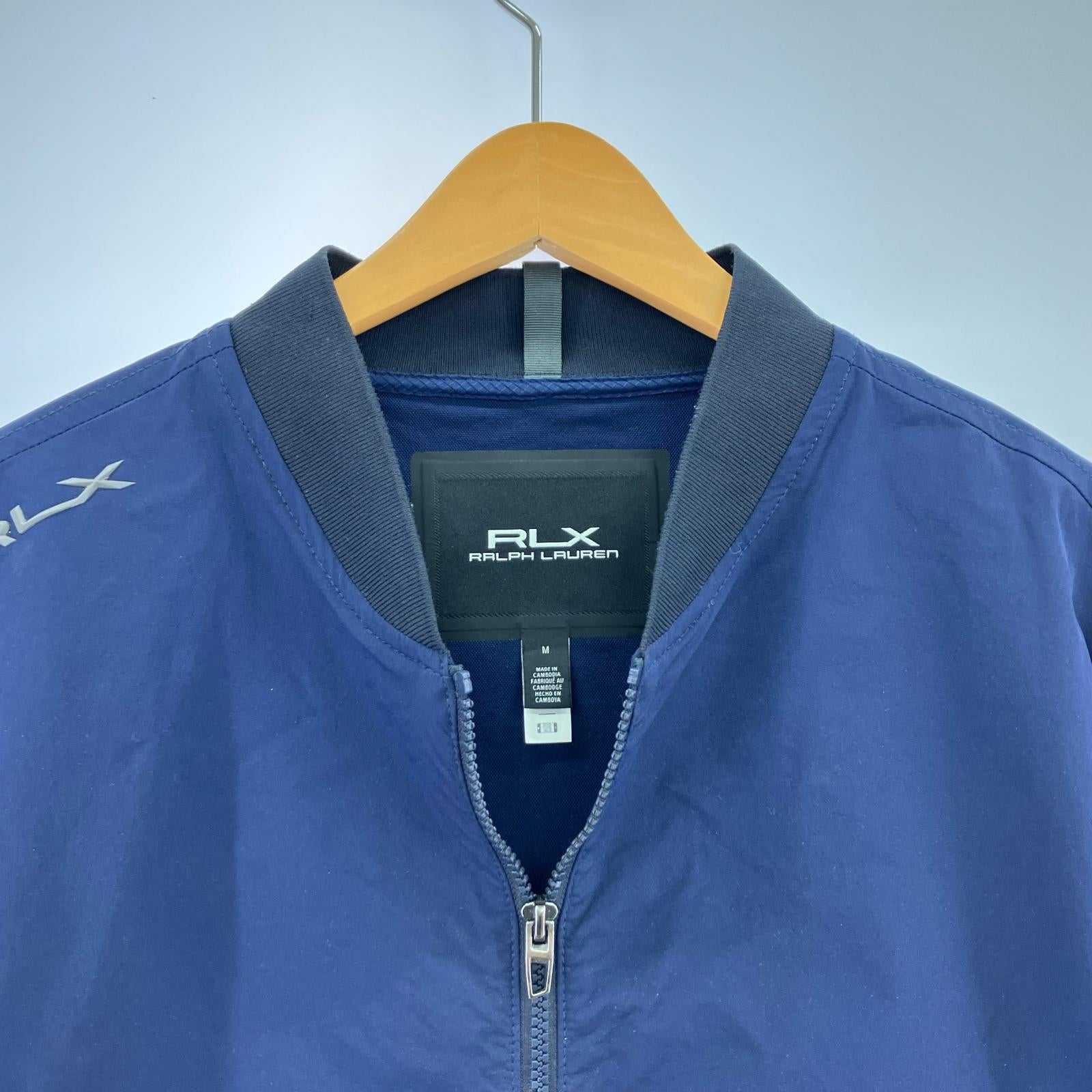 ジャケット RLX/オンコース ボンバージャケット/ネイビー M ネイビー